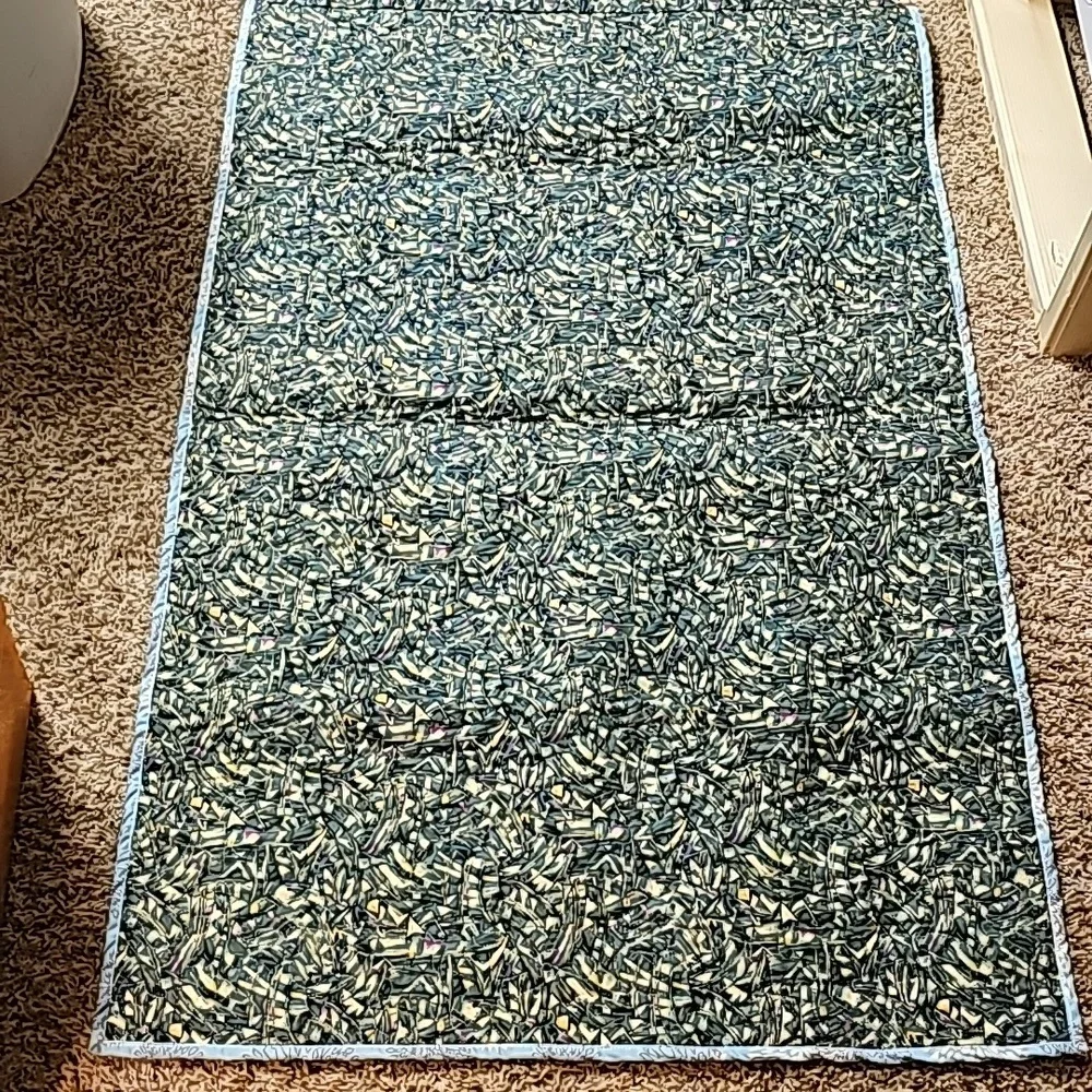Quilted laundry sign- hand and machine quilted